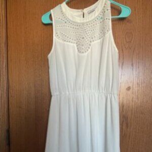 White Eyelet Dress